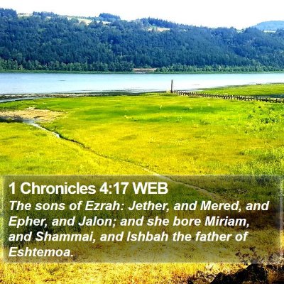 1 Chronicles 4:17 WEB Bible Verse Image