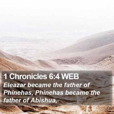 1 Chronicles 6:4 WEB Bible Verse Image