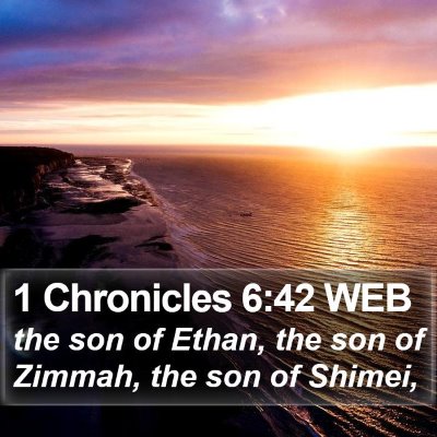 1 Chronicles 6:42 WEB Bible Verse Image