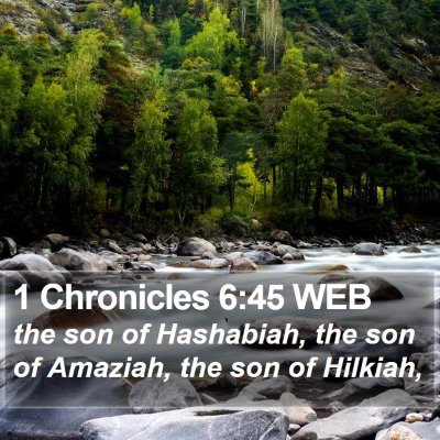1 Chronicles 6:45 WEB Bible Verse Image