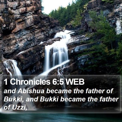 1 Chronicles 6:5 WEB Bible Verse Image