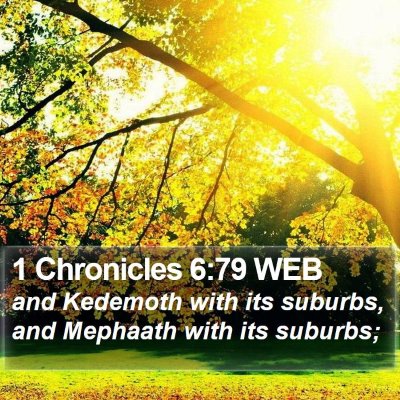 1 Chronicles 6:79 WEB Bible Verse Image