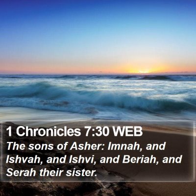 1 Chronicles 7:30 WEB Bible Verse Image