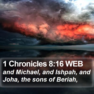 1 Chronicles 8:16 WEB Bible Verse Image