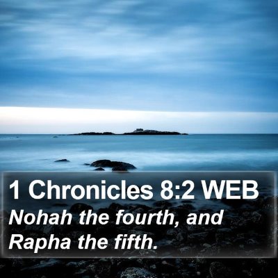 1 Chronicles 8:2 WEB Bible Verse Image