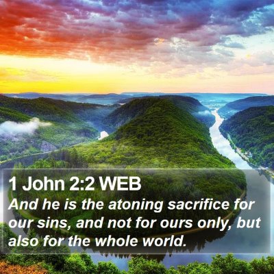 1 John 2:2 WEB Bible Verse Image