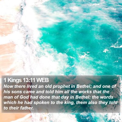 1 Kings 13:11 WEB Bible Verse Image