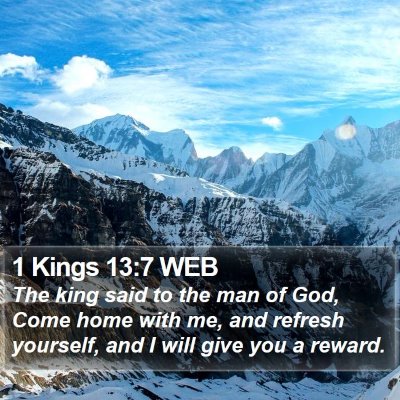1 Kings 13:7 WEB Bible Verse Image
