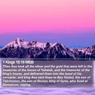 1 Kings 15:18 WEB Bible Verse Image