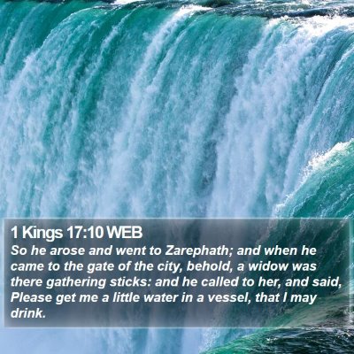 1 Kings 17:10 WEB Bible Verse Image