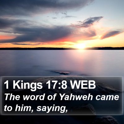 1 Kings 17:8 WEB Bible Verse Image