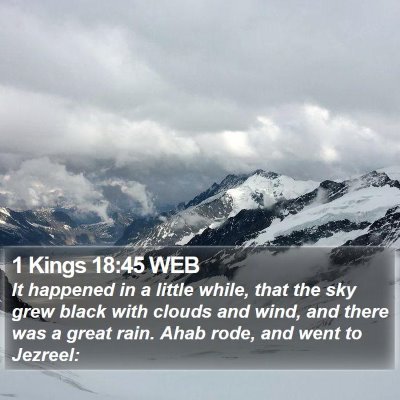 1 Kings 18:45 WEB Bible Verse Image