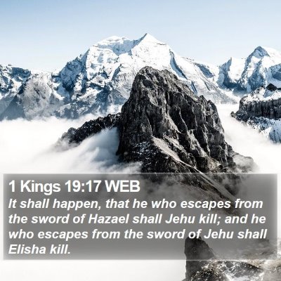 1 Kings 19:17 WEB Bible Verse Image