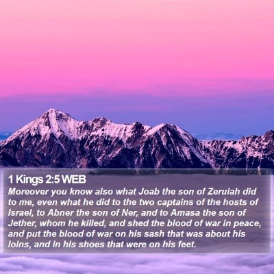 1 Kings 2:5 WEB Bible Verse Image