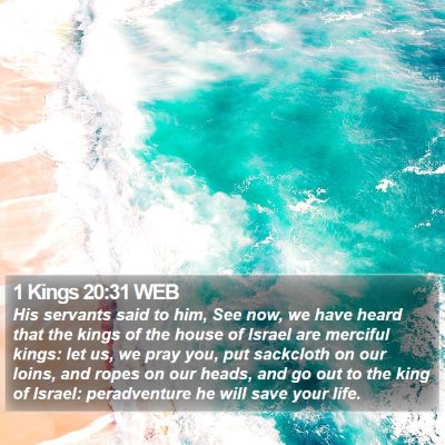 1 Kings 20:31 WEB Bible Verse Image