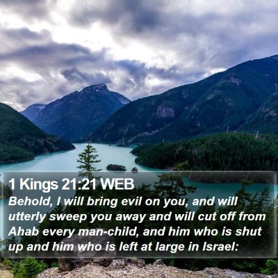 1 Kings 21:21 WEB Bible Verse Image