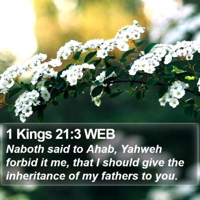 1 Kings 21:3 WEB Bible Verse Image