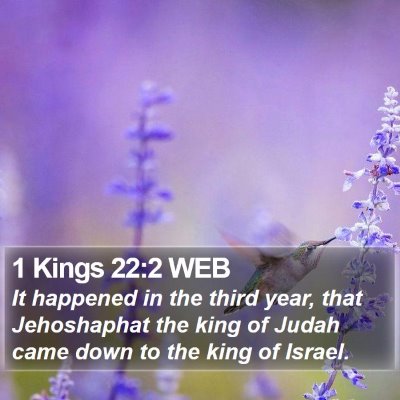 1 Kings 22:2 WEB Bible Verse Image