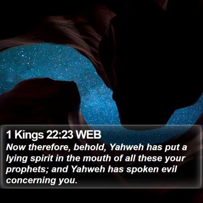 1 Kings 22:23 WEB Bible Verse Image