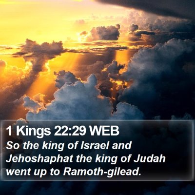1 Kings 22:29 WEB Bible Verse Image