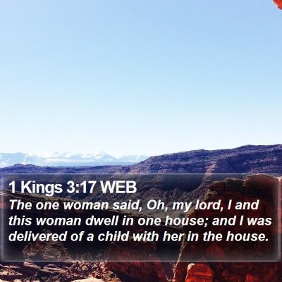 1 Kings 3:17 WEB Bible Verse Image