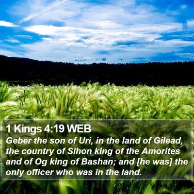 1 Kings 4:19 WEB Bible Verse Image