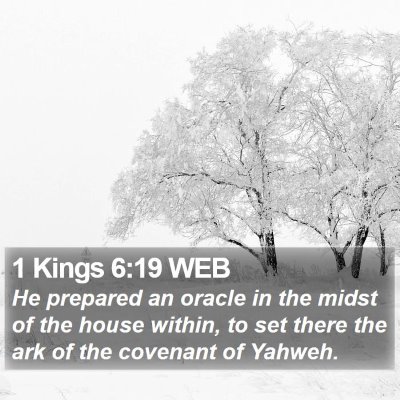 1 Kings 6:19 WEB Bible Verse Image