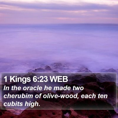 1 Kings 6:23 WEB Bible Verse Image