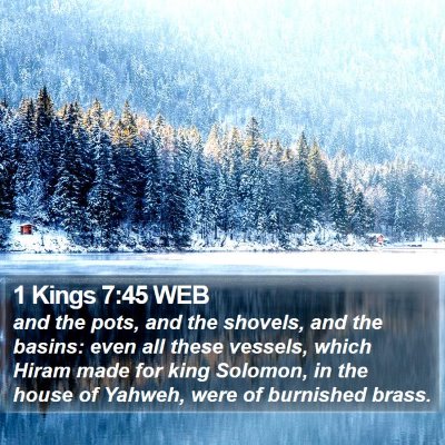 1 Kings 7:45 WEB Bible Verse Image