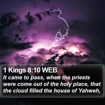 1 Kings 8:10 WEB Bible Verse Image