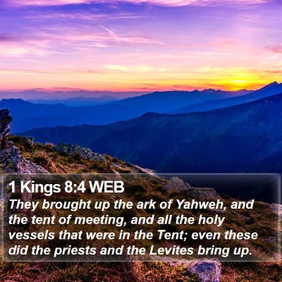 1 Kings 8:4 WEB Bible Verse Image