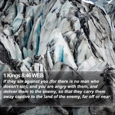1 Kings 8:46 WEB Bible Verse Image