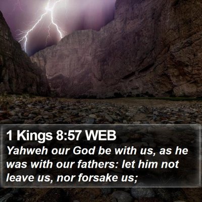 1 Kings 8:57 WEB Bible Verse Image