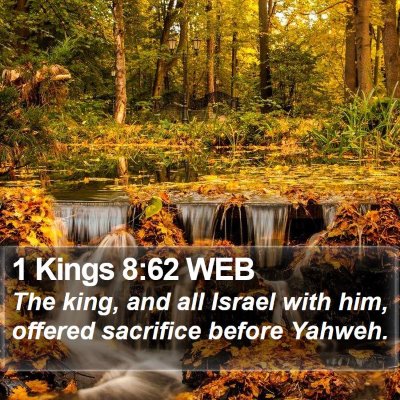 1 Kings 8:62 WEB Bible Verse Image