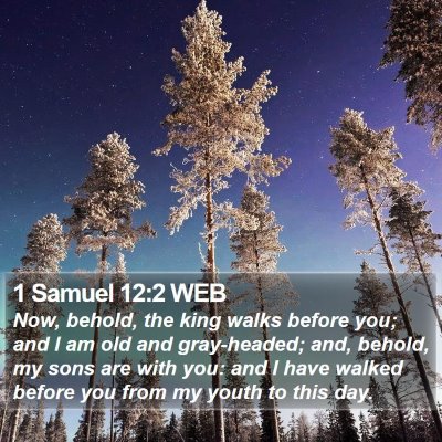 1 Samuel 12:2 WEB Bible Verse Image