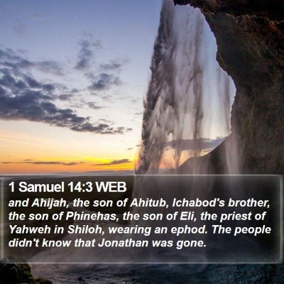 1 Samuel 14:3 WEB Bible Verse Image