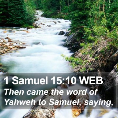 1 Samuel 15:10 WEB Bible Verse Image