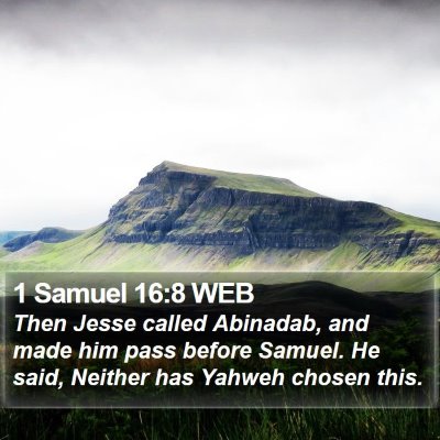 1 Samuel 16:8 WEB Bible Verse Image