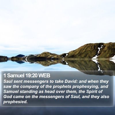 1 Samuel 19:20 WEB Bible Verse Image