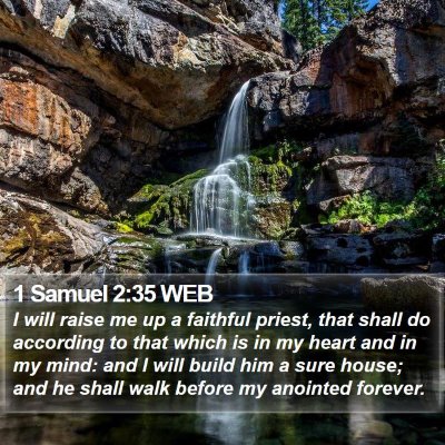 1 Samuel 2:35 WEB Bible Verse Image