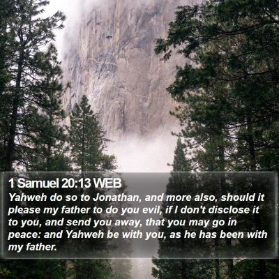 1 Samuel 20:13 WEB Bible Verse Image