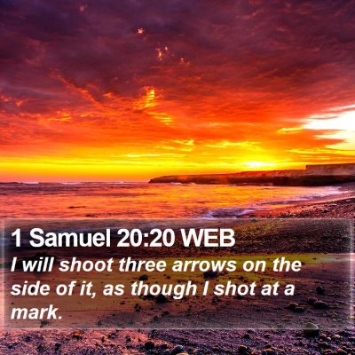 1 Samuel 20:20 WEB Bible Verse Image