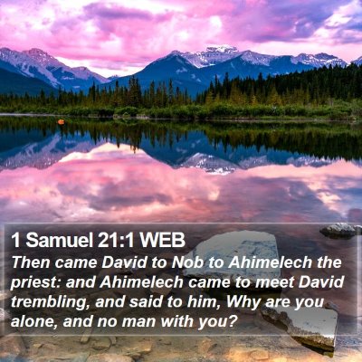 1 Samuel 21:1 WEB Bible Verse Image