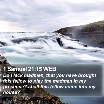 1 Samuel 21:15 WEB Bible Verse Image