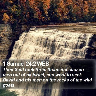 1 Samuel 24:2 WEB Bible Verse Image