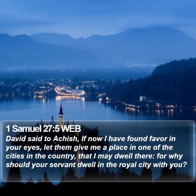 1 Samuel 27:5 WEB Bible Verse Image