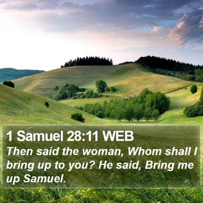 1 Samuel 28:11 WEB Bible Verse Image