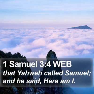 1 Samuel 3:4 WEB Bible Verse Image
