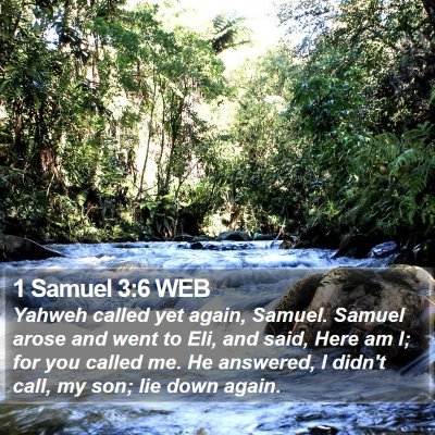 1 Samuel 3:6 WEB Bible Verse Image
