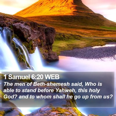 1 Samuel 6:20 WEB Bible Verse Image